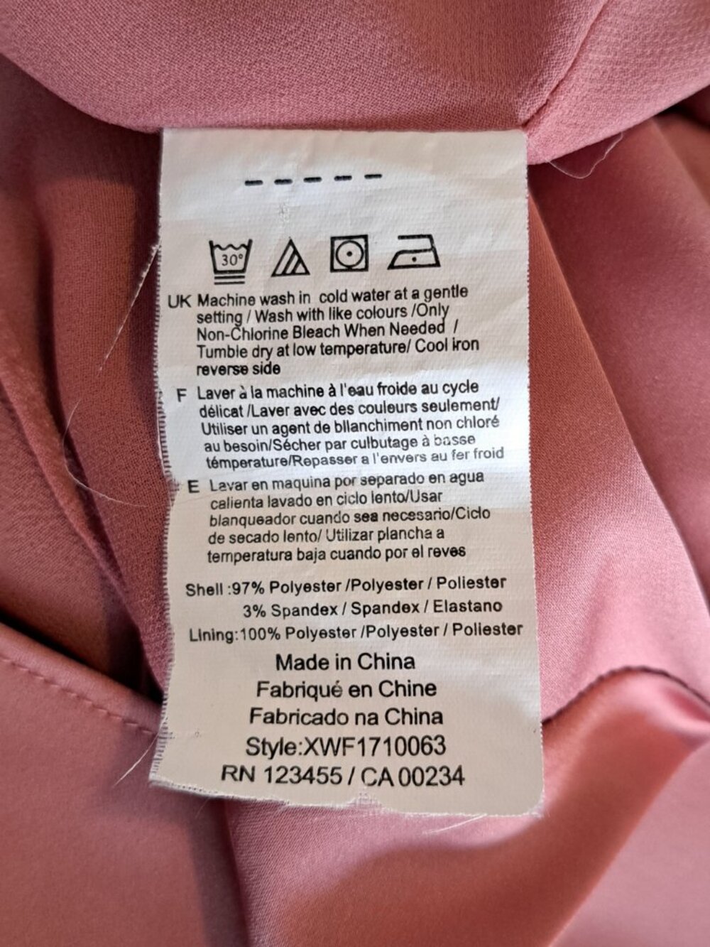 Pink Highline Collective Ruffled Top . - Picture 6 of 7